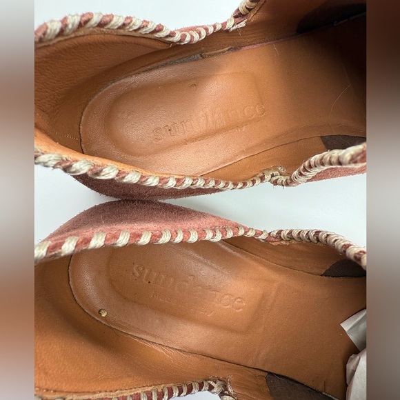 Sundance Lola Whipstitched Boots in Rust Suede EU 39/US 8.5 Cut Out Embroidered - Picture 13 of 16